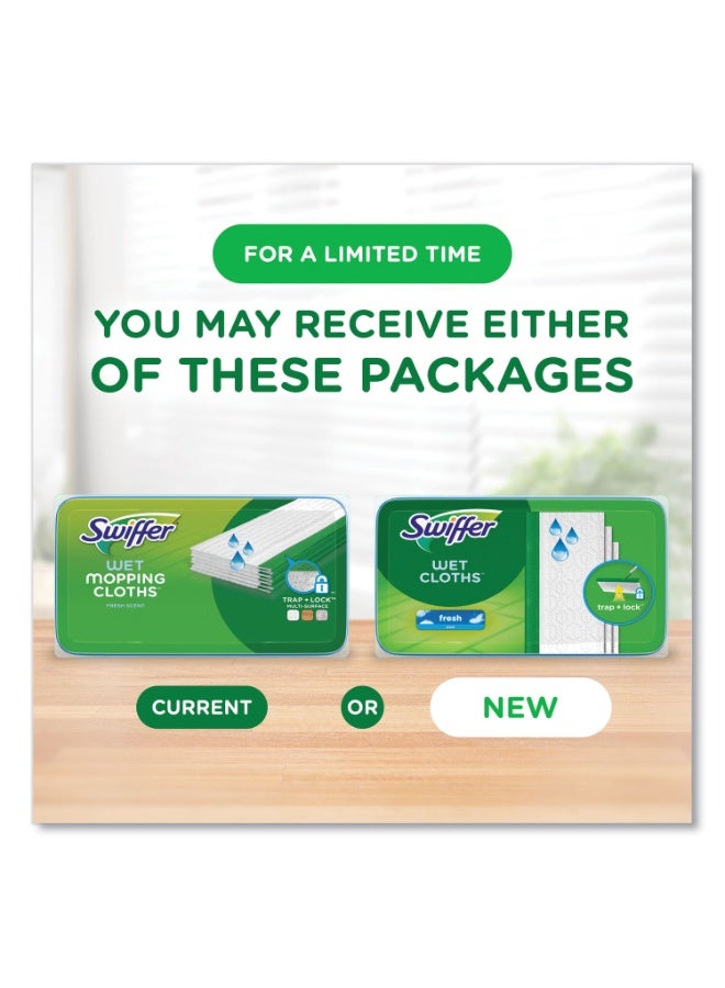 Swiffer Sweeper Wet Mopping Cloths Mops For Floor Cleaning Open Window Fresh 24 Cloths - Image 3